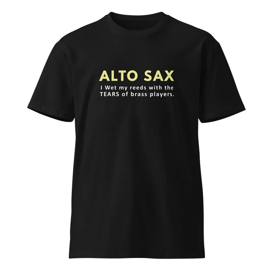 alto saxophone player Unisex Premium T-Shirt product image (1)