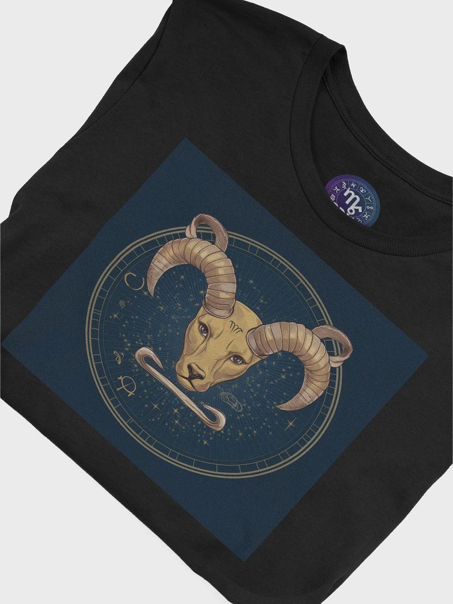 Exclusive Aries Zodiac T-Shirt - Unisex Astrology Gift with Bold Ram Design product image (7)