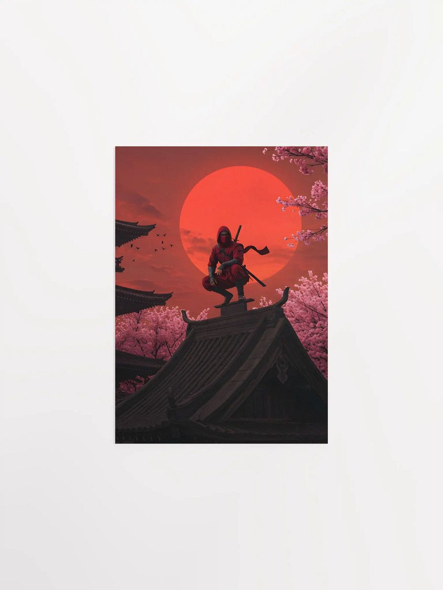 The Crimson Shadow Shinobi Poster product image (6)
