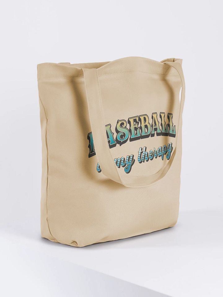 Baseball Is My Therapy Eco Tote product image (4)