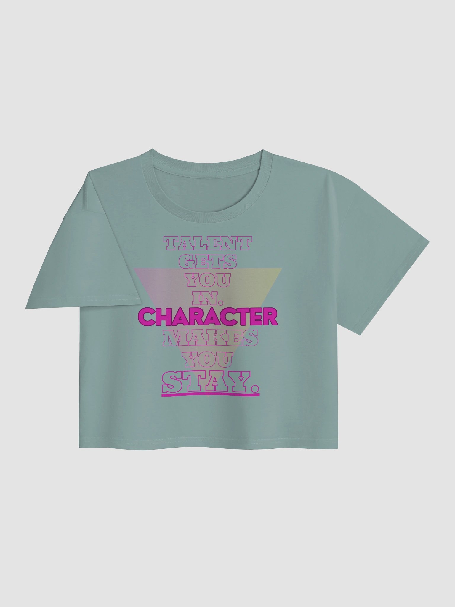 Talent & Character eight22 Beige Sans-Serif Crop Top product image (14)