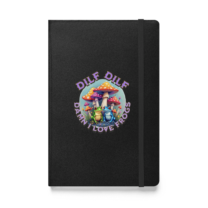 DILF Damn I Love Frogs Whimsical Hardcover Journal product image (1)