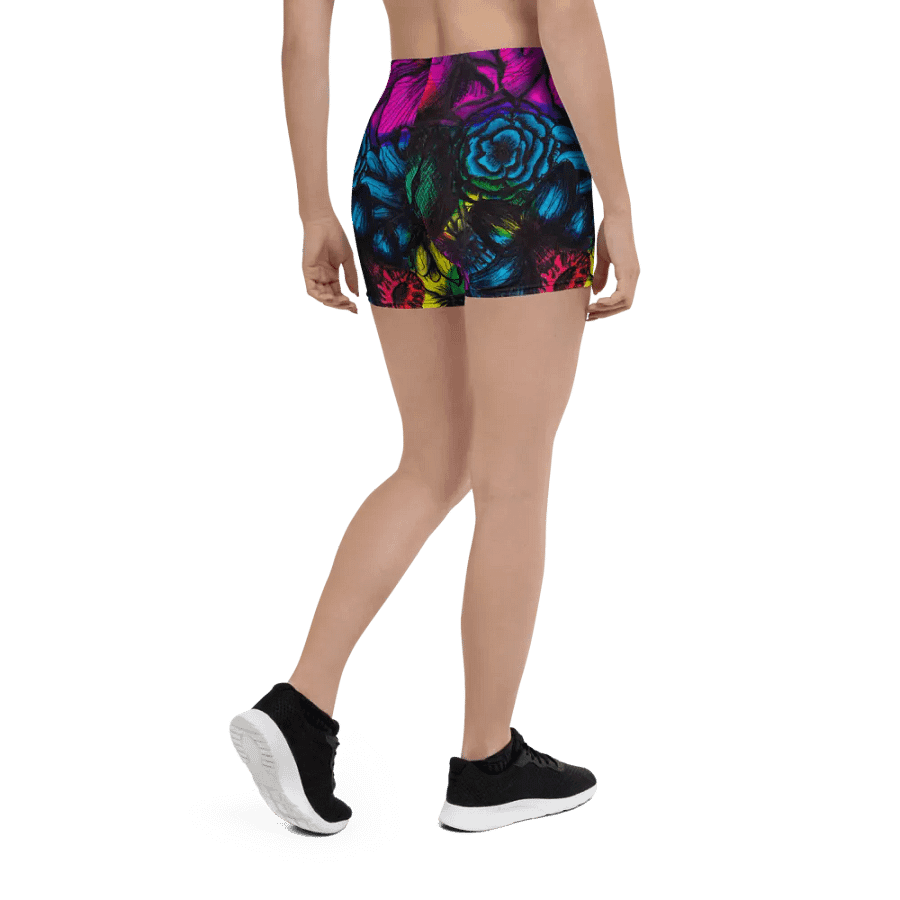 Tie-dye Flower Biker Shorts product image (6)