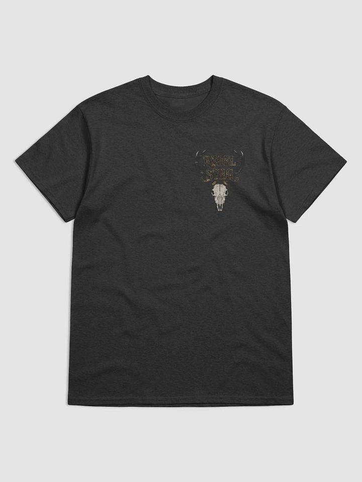 Rebel Stag Skull Back print T-shirt product image (2)