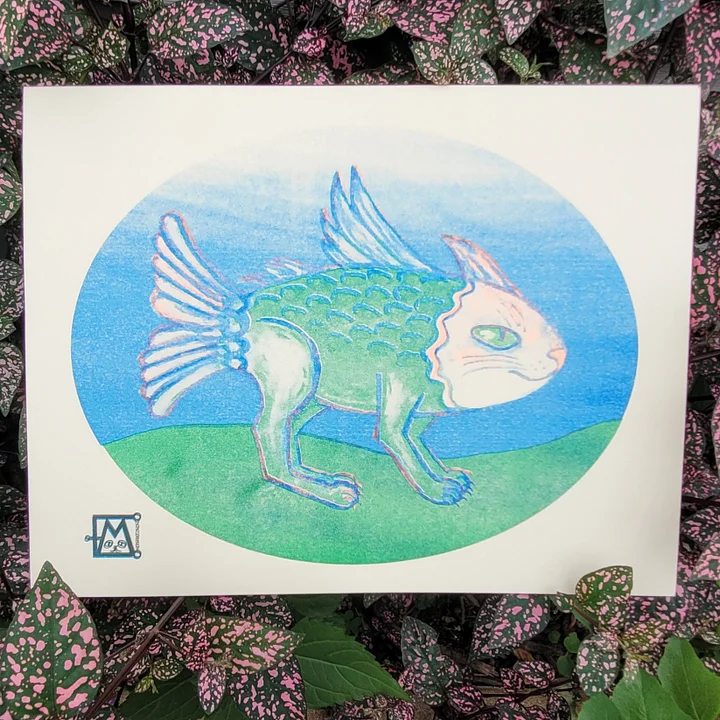 Catfish Riso Print product image (1)