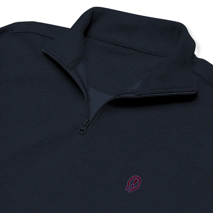 EXCLAIMING MENTALLY (grape design 2) embroidered quarter zip product image (11)