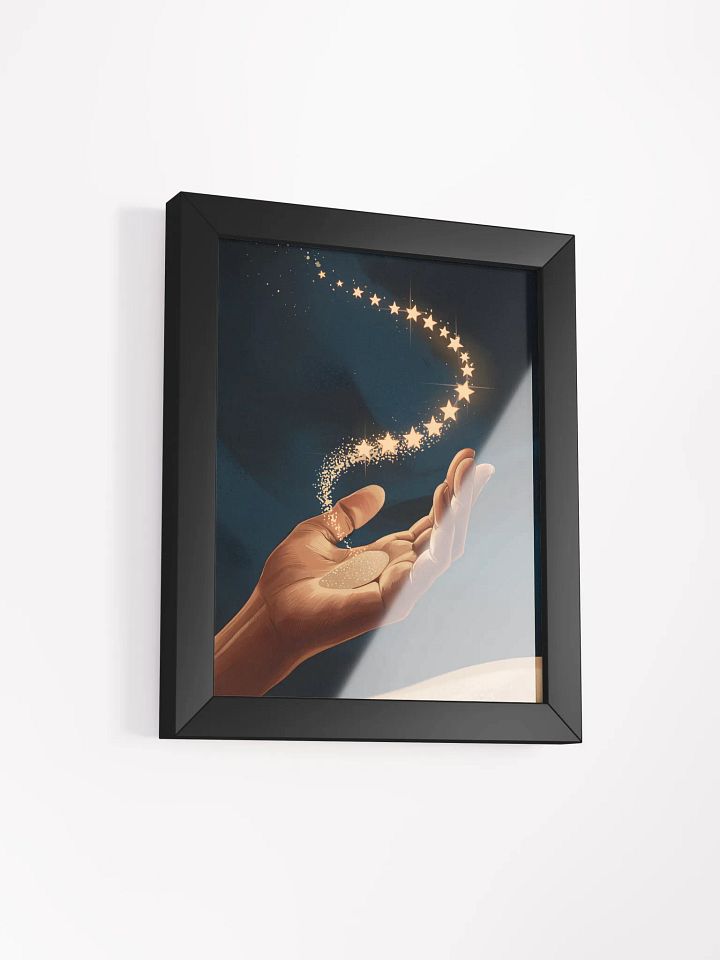 Guiding Stars Hand Art | Cosmic Inspiration Night Sky Print product image (2)