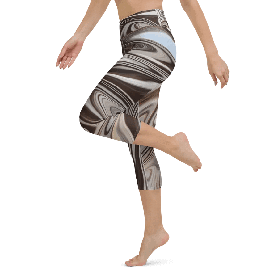 Swirls of Serenity Yoga Capri Leggings product image (5)