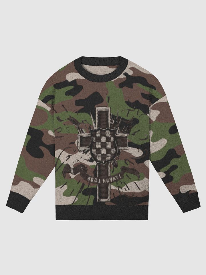 Checkered Shield Camo Crewneck product image (4)