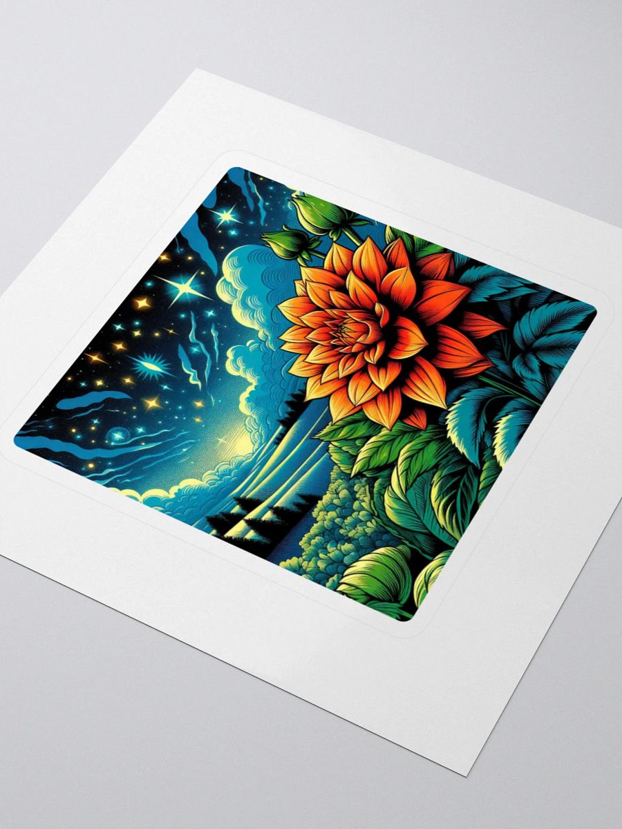 Dreamy Night Flower Stickers product image (3)