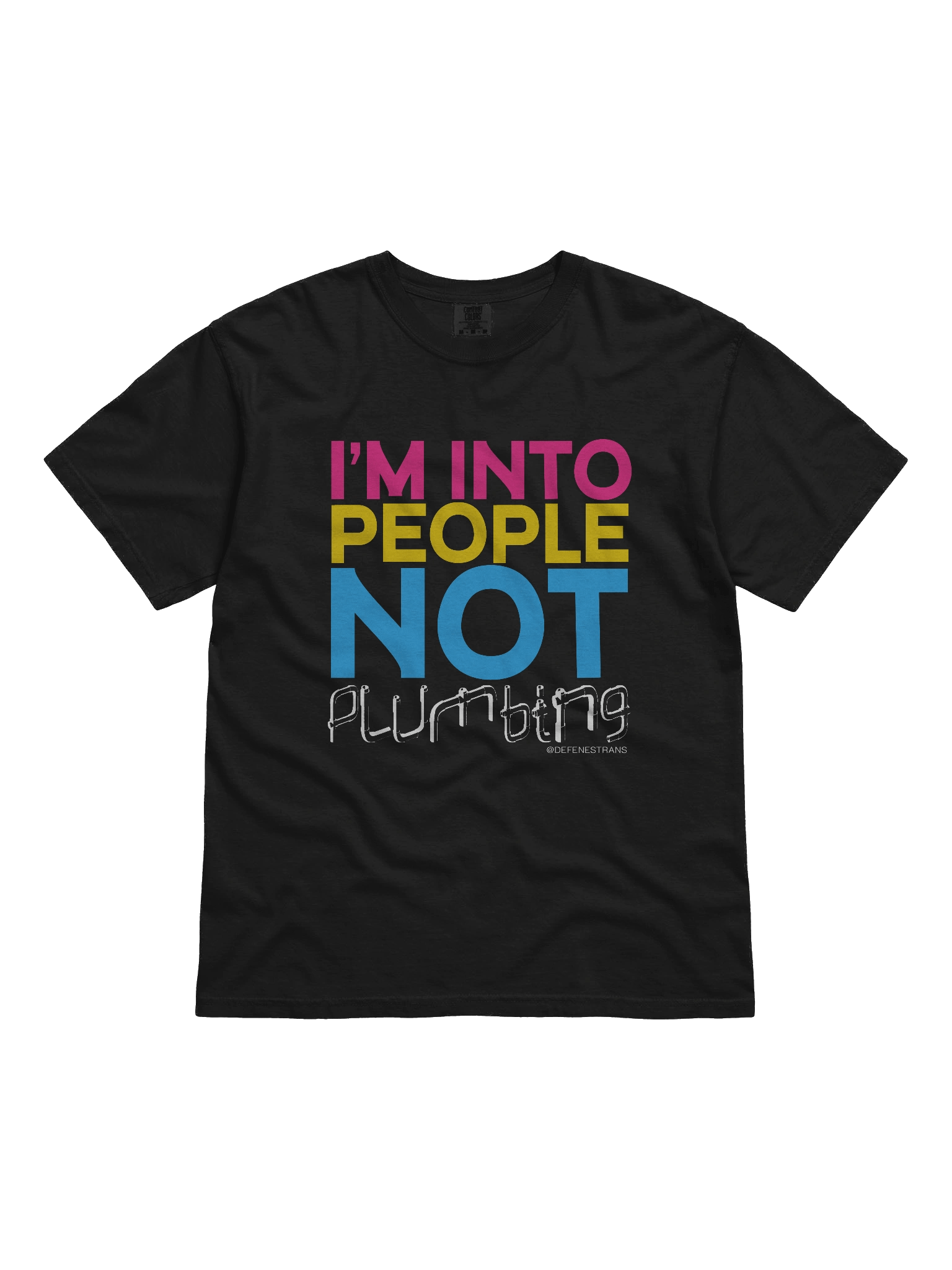 People Not Plumbing Tee product image (1)