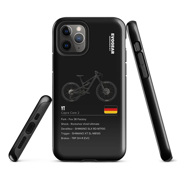 Black YT Capra Core 2 iPhone Case product image (3)