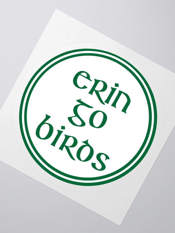Erin go Birds Sticker product image (5)