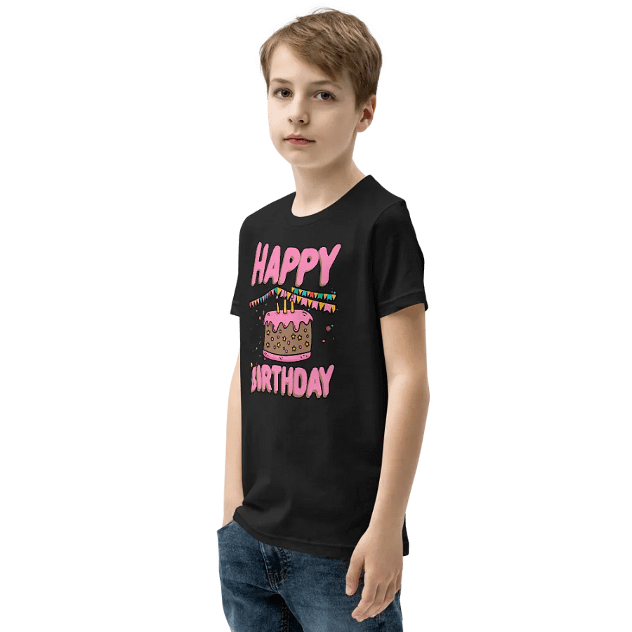 Happy Birthday (Chocolate Cake) Kids T-Shirt product image (3)