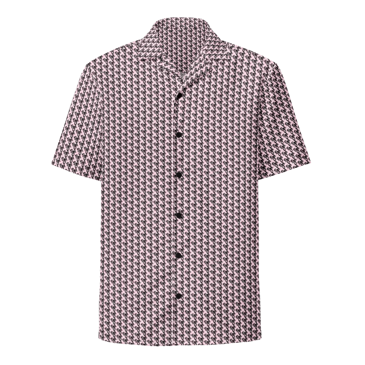 Syn-Stripe Pink/Black Button Up product image (1)