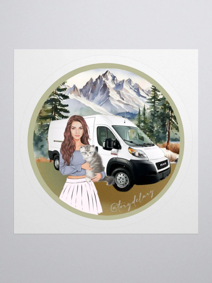 Tory Delury - Mountain Van Life Stickers product image (1)