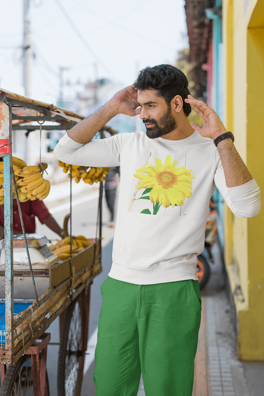 Sunflower Picture Unisex Sweatshirt product image (5)