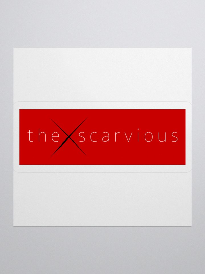 Xscarvious Kiss Cut Sticker - Full Logo product image (4)