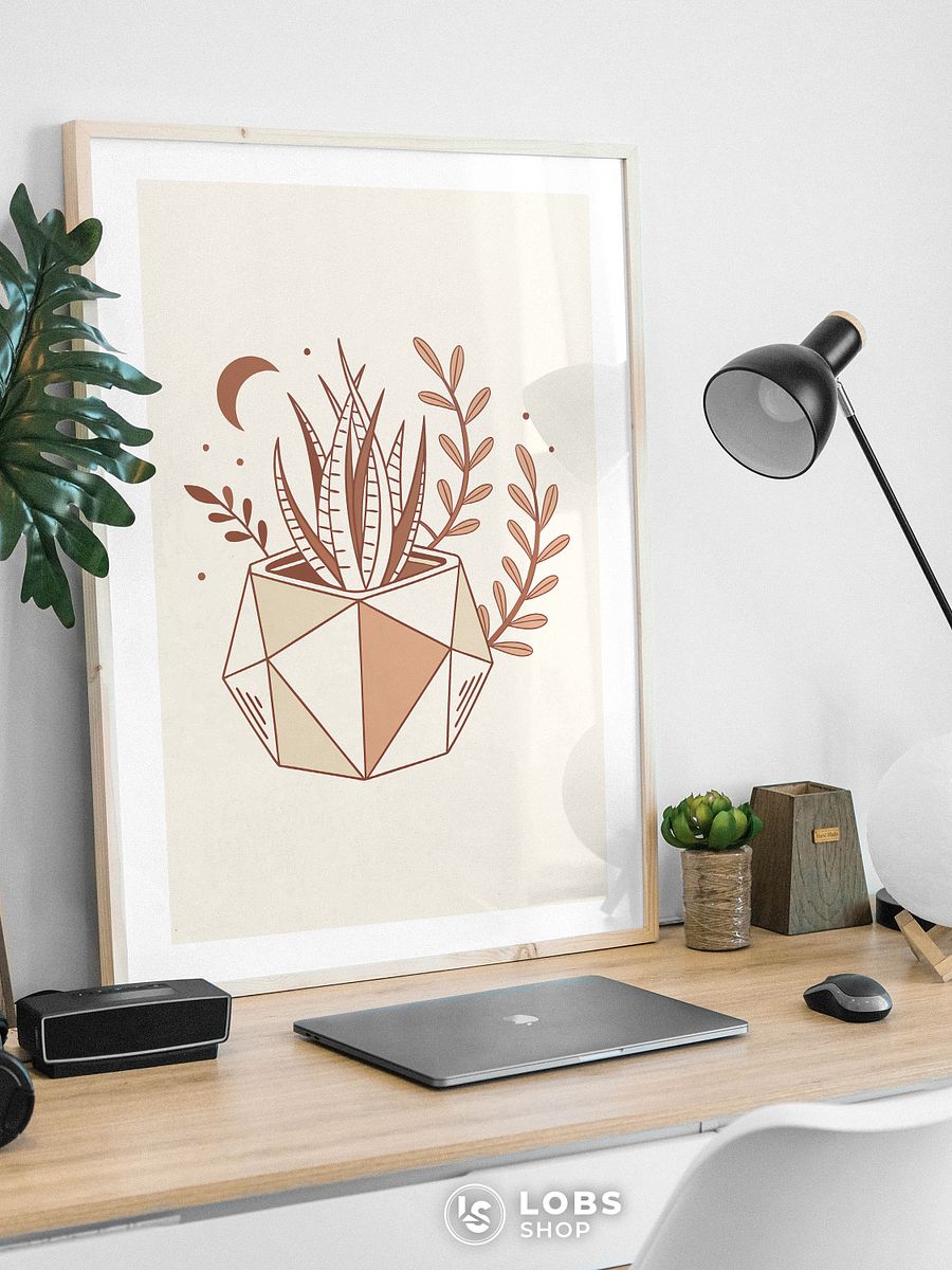 Desert Flora Printable Wall Art – Stunning Succulent Design for Modern Home Decor Enthusiasts product image (1)