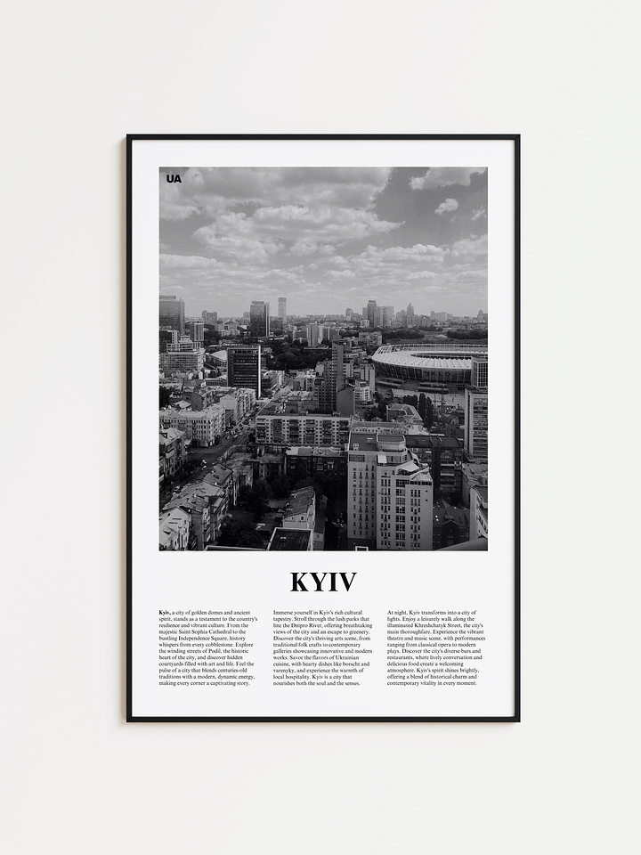 Kyiv 02 Newspaper Poster product image (1)