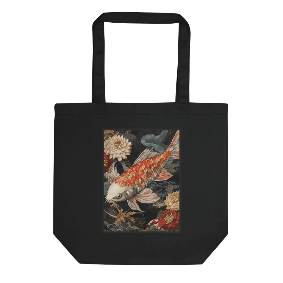 Eco-Friendly Koi Fish Tote Bag product image (1)