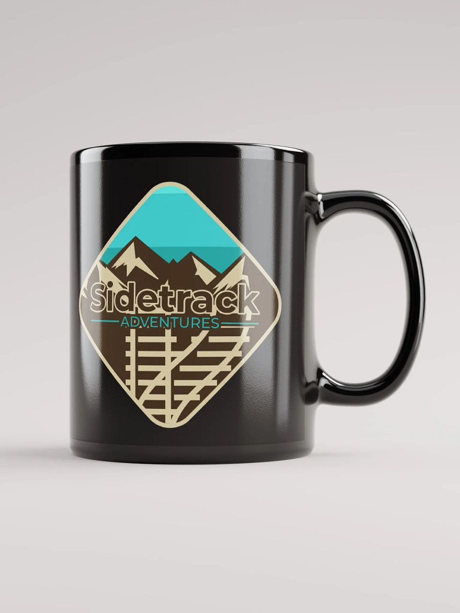 Sidetrack Adventures Logo Black Mug product image (1)
