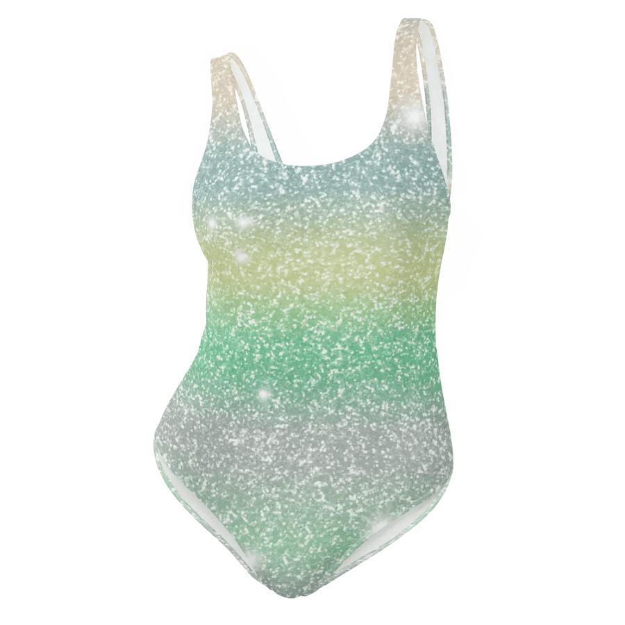 Glitter Unicorn Texture Design One Piece Swimsuit (11) product image (11)