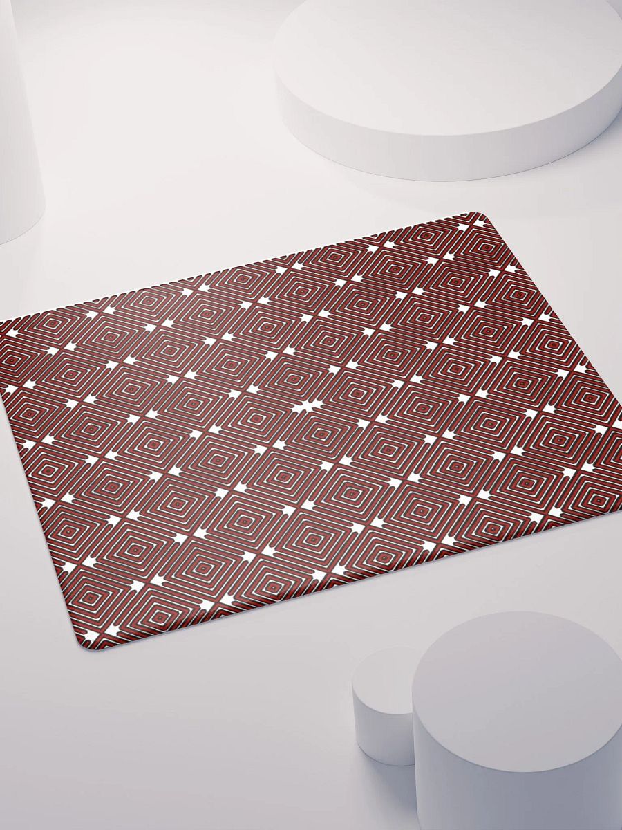 Red Entrancing pattern Mousepad product image (7)