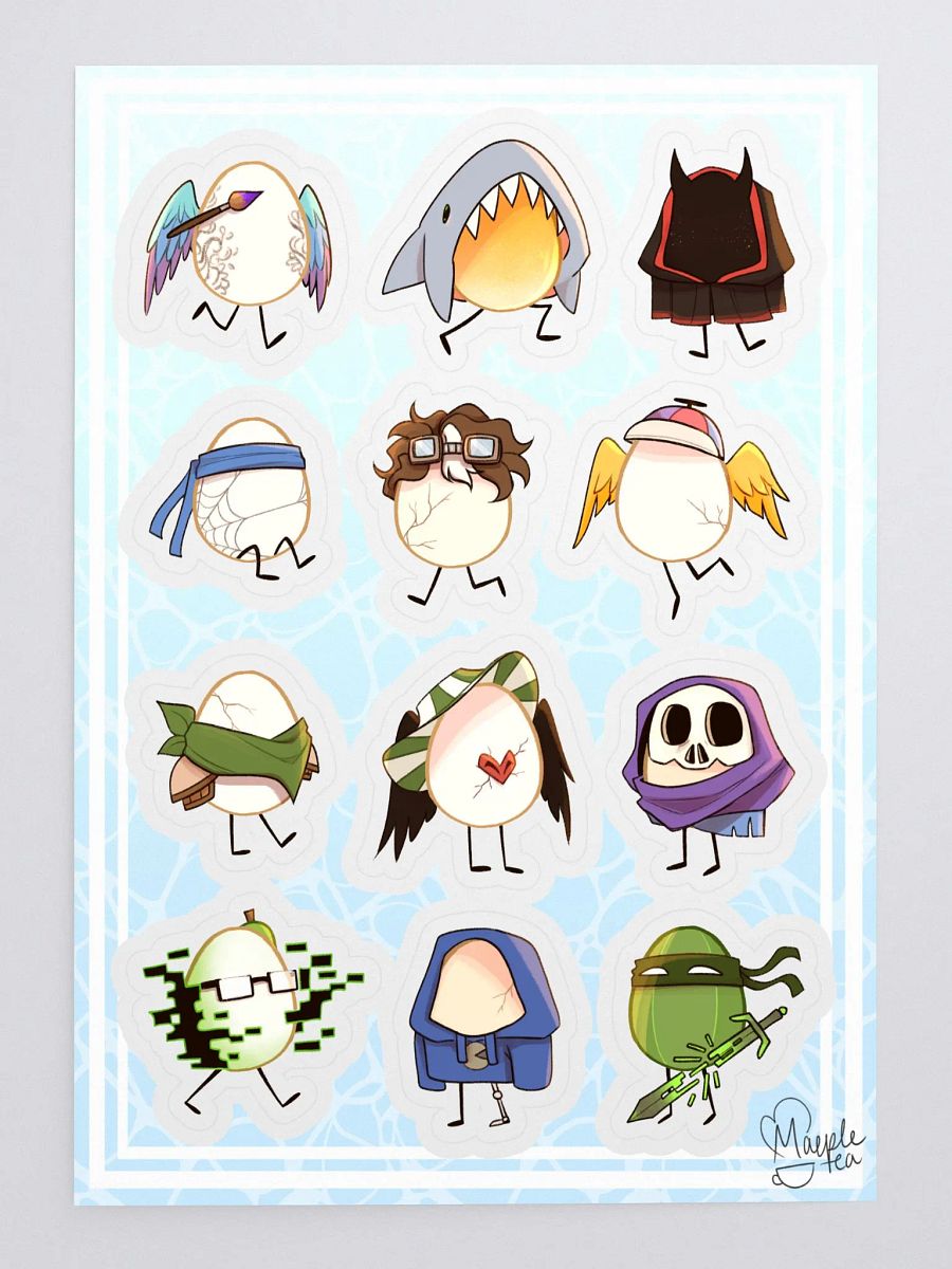 Egg Parents! Sticker Sheet product image (1)