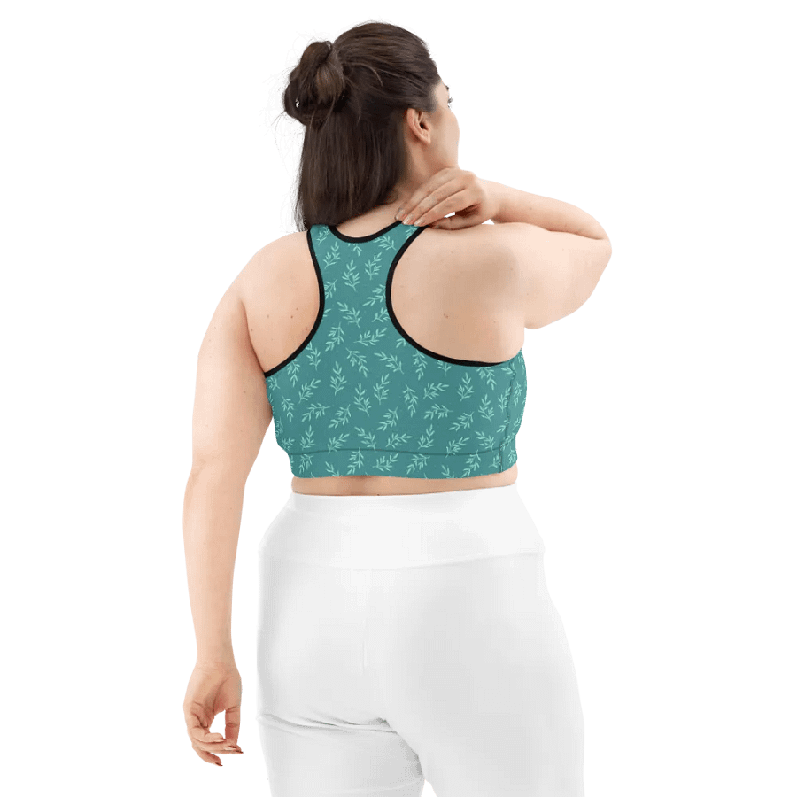 Turq All-Over Print Sports Bra product image (11)