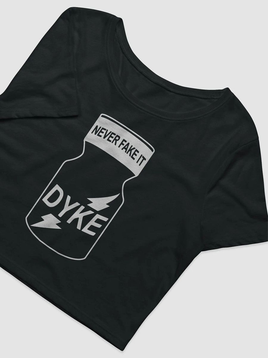 Dyke Poppers Cropped Tee 👃 Black product image (2)