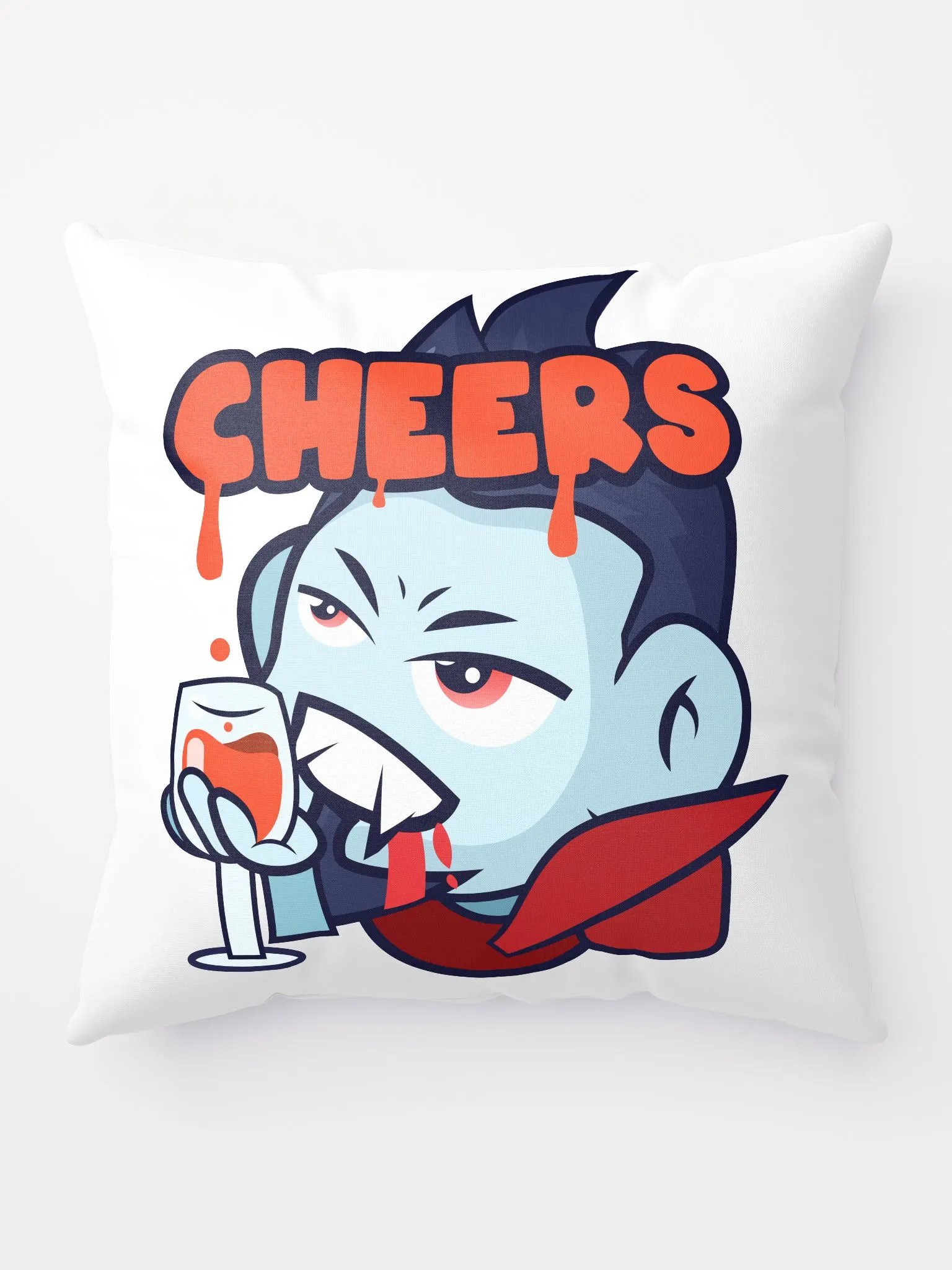 DRACULA CHEERS PILLOW product image (1)