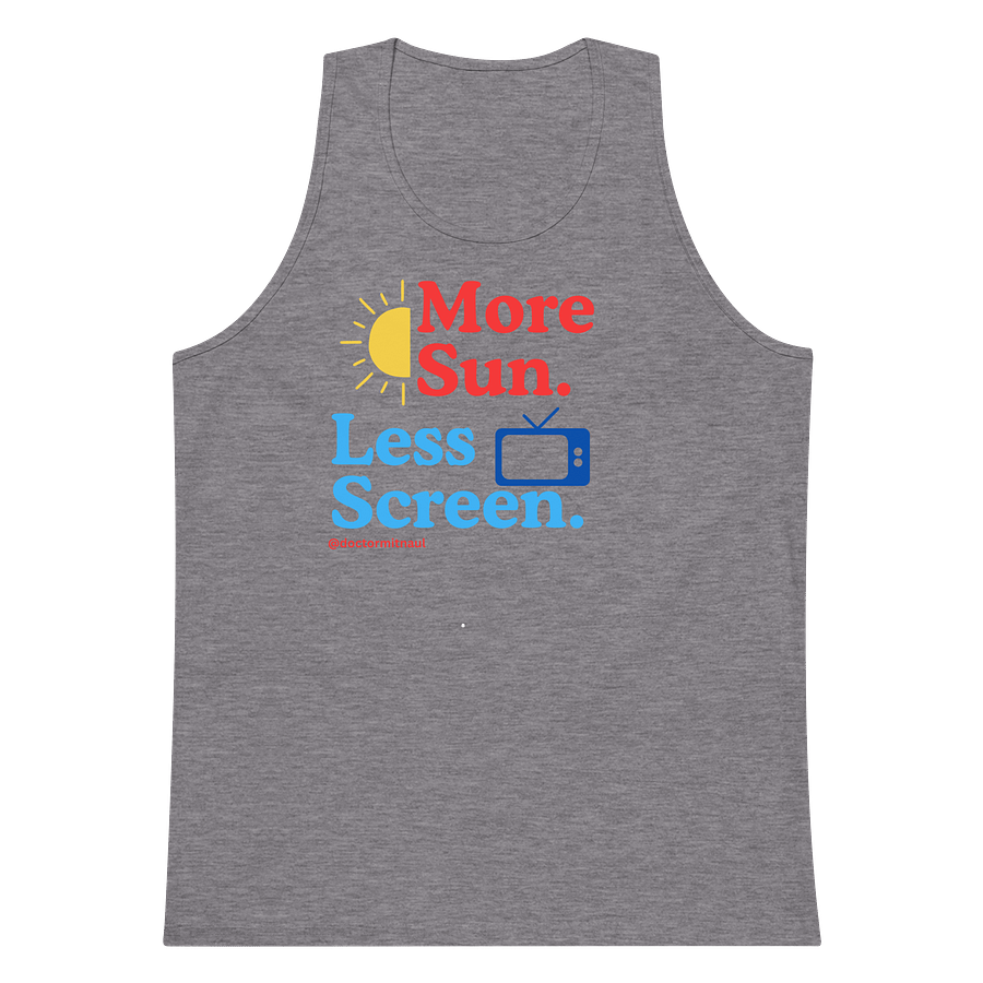 More Sun. Less Screen. Men's Tank Top product image (6)