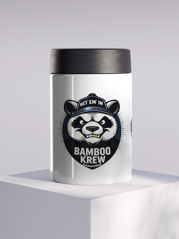 BAMBOO KREW Badge Stainless Steel Koozie product image (1)