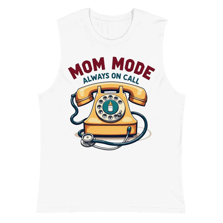 MOM MODE Vintage Rotary Telephone Muscle Tank product image (6)