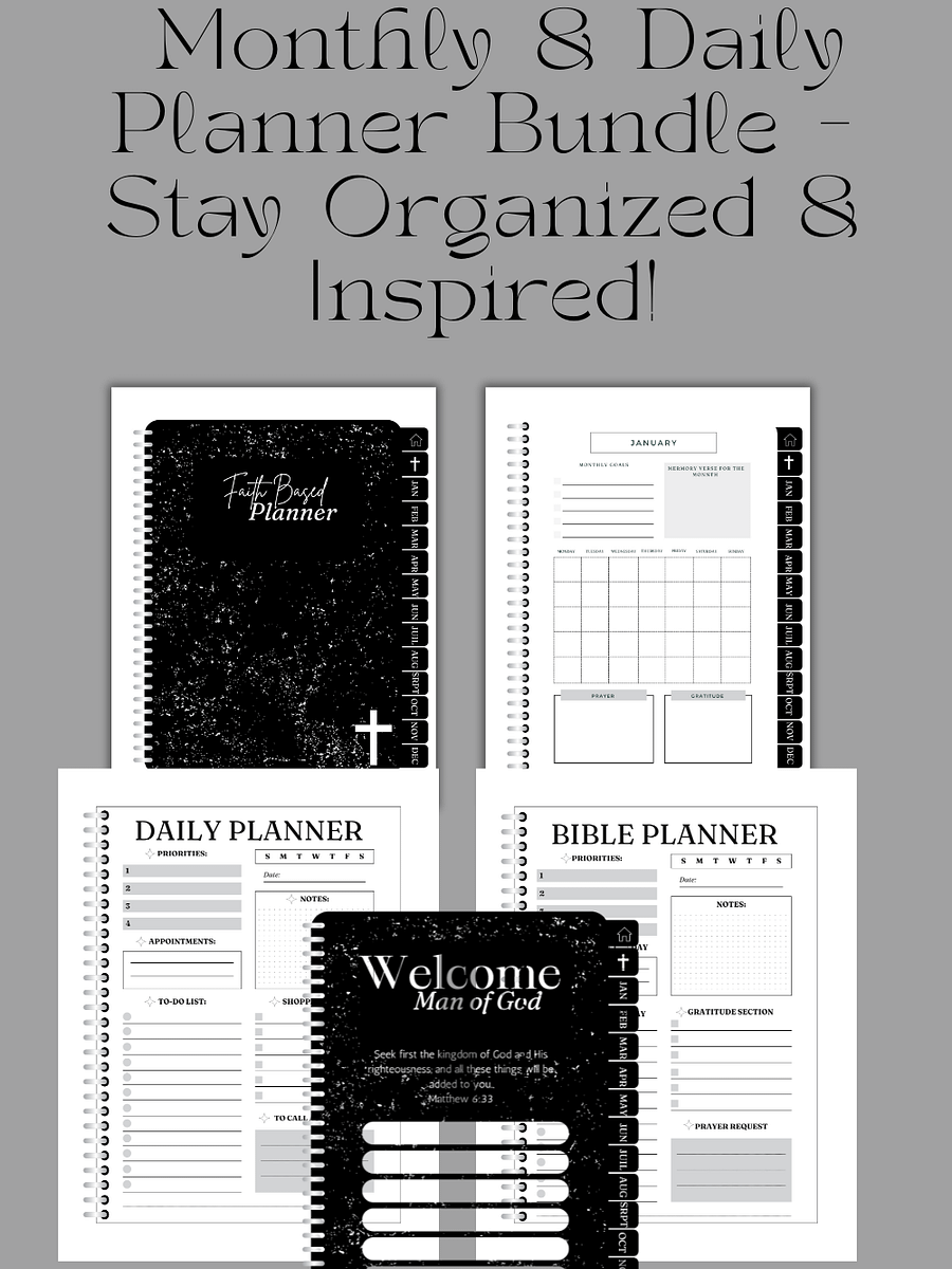 New Digital Faith-Based Planner product image (1)
