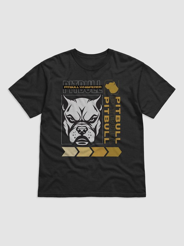 Pitbull Whisperer Gold Color Relaxed Fit T-shirt product image (2)