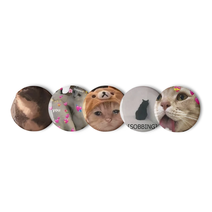 Set of Pin Buttons: Meme Cats 29 product image (5)