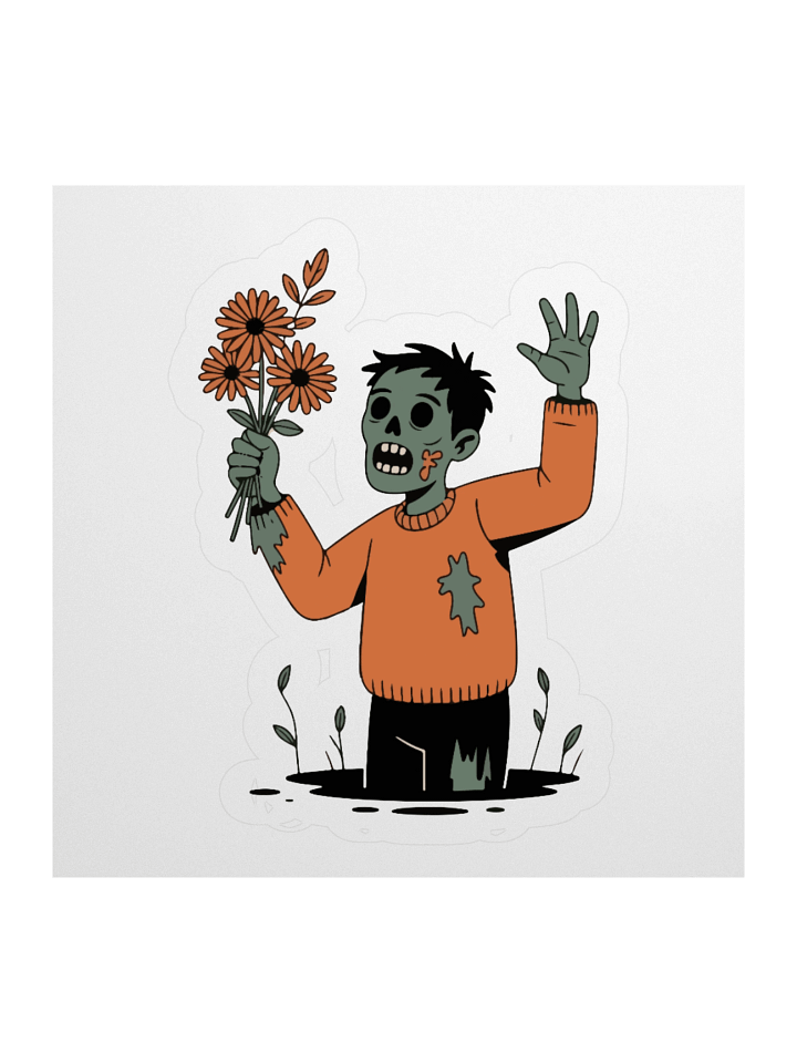 Bouquet Zombie Kiss Cut Stickers product image (2)