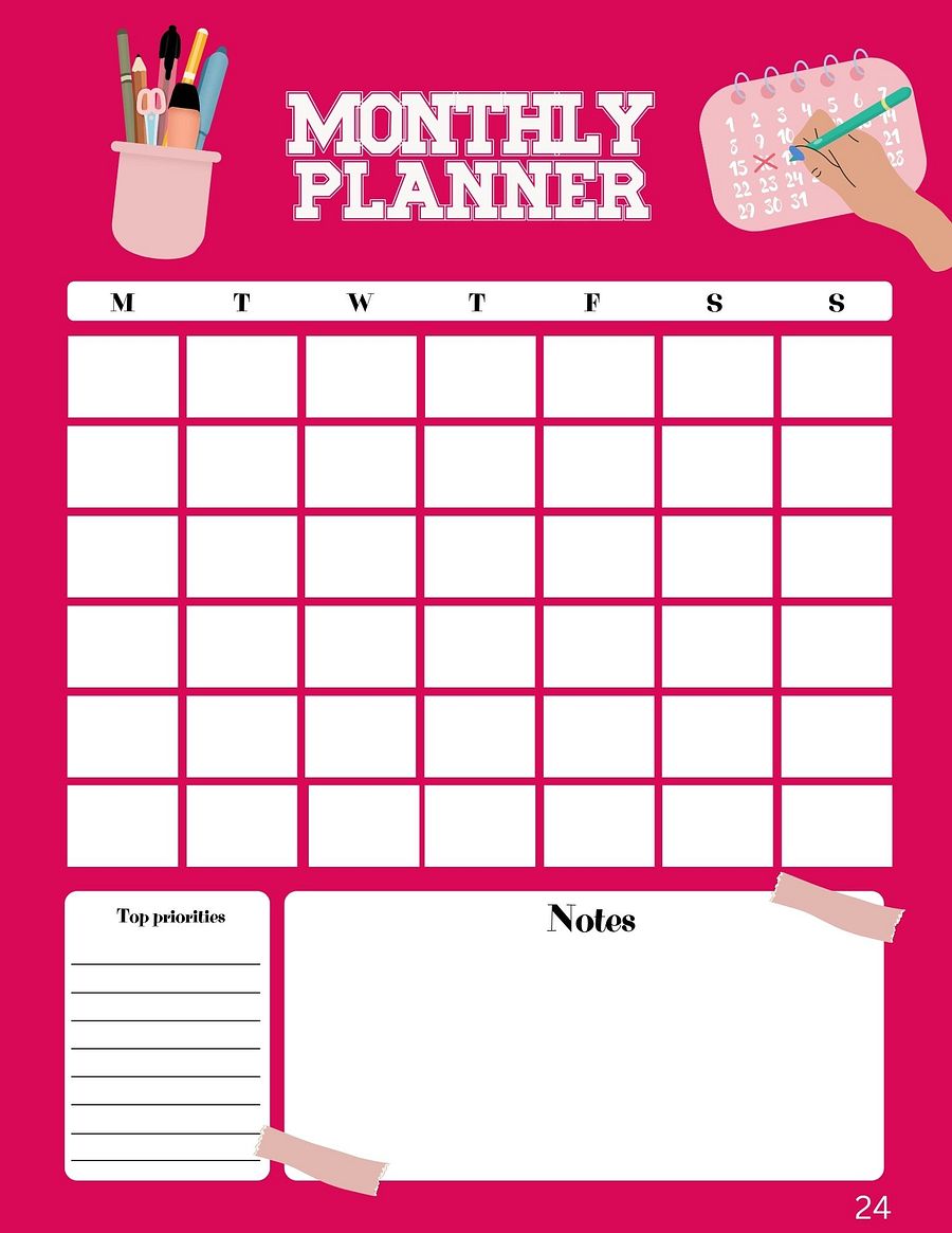 The 6 Month Glo-Up Workbook product image (3)
