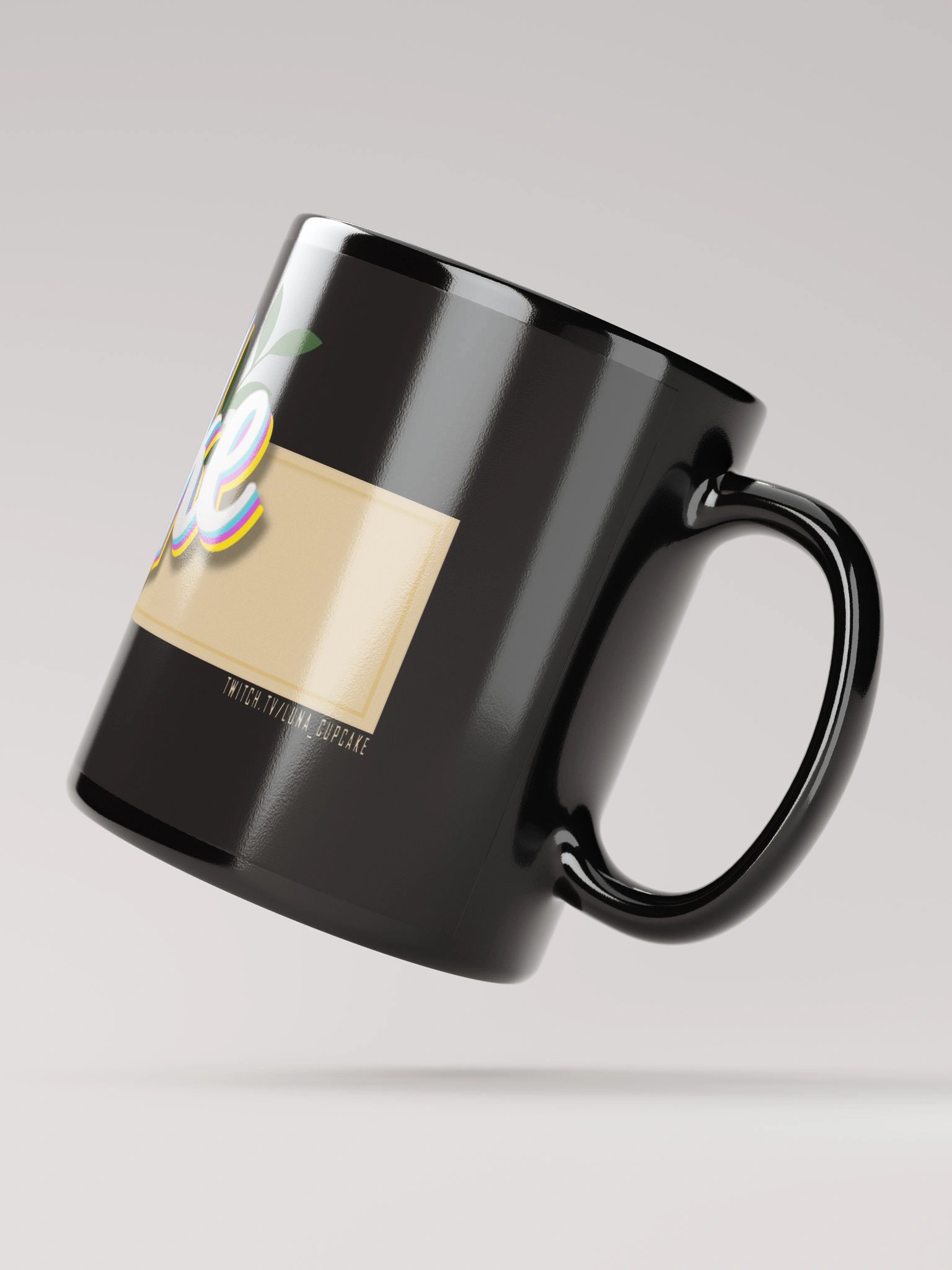 Luna Cupcake Black Mug product image (3)