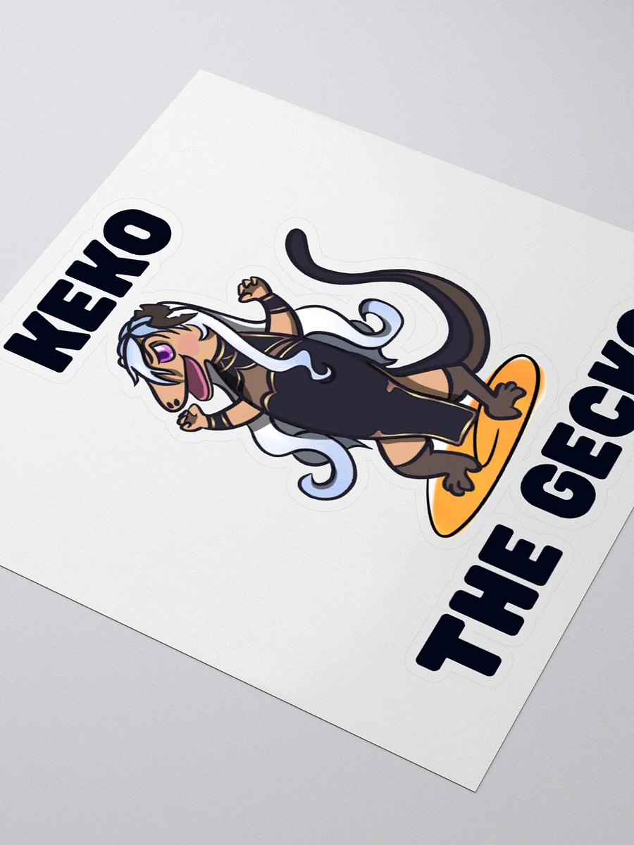 Keko the Gecko Kiss Cut Sticker! product image (7)