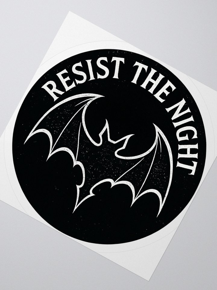 Resist the Night: Resistance Vinyl Emblem Sticker product image (5)