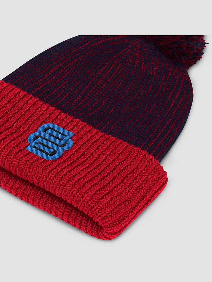 BURNZY LOGO POM POM BEANIE product image (2)