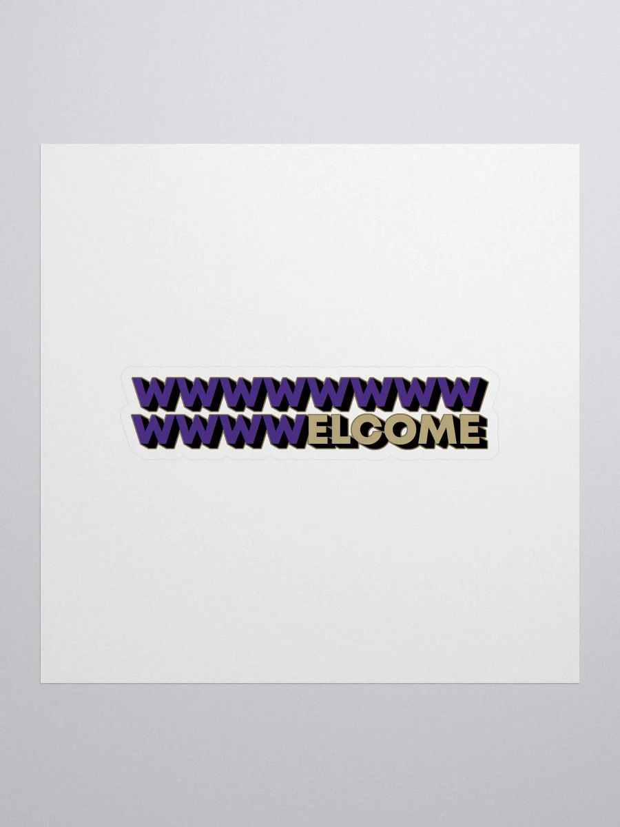 Seattle 91 Welcome Sticker product image (1)
