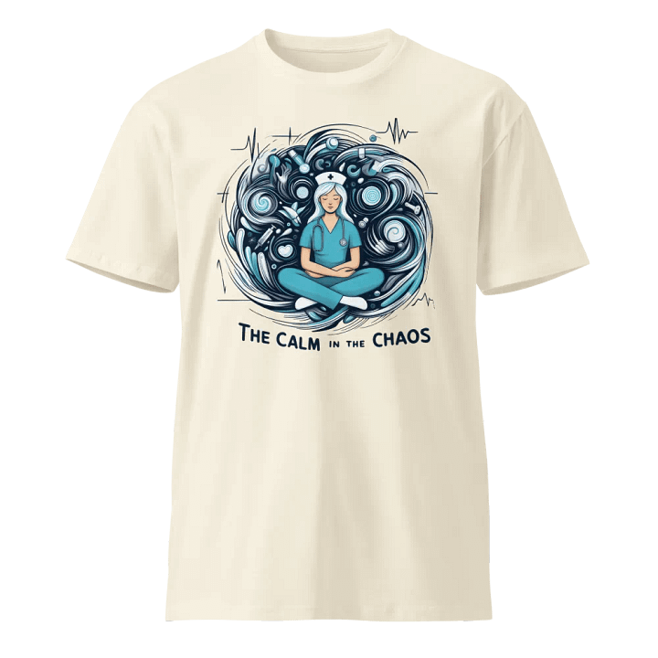 Calm in Chaos Nurse Meditation T-Shirt product image (1)