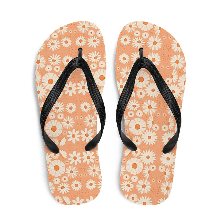 Daisy Seamless Patterned Flip-flops product image (2)