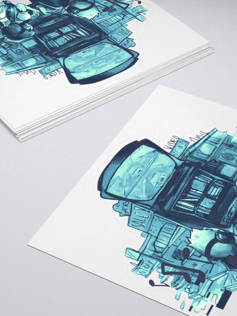 Kiss Cut Sticker - Cerulean product image (4)