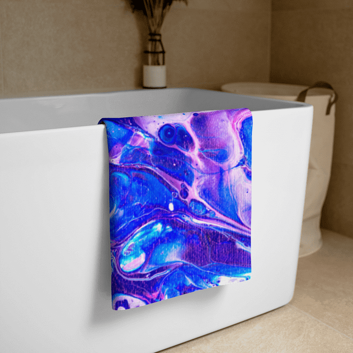 Bubblegum Fluid Acrylic Towel product image (2)