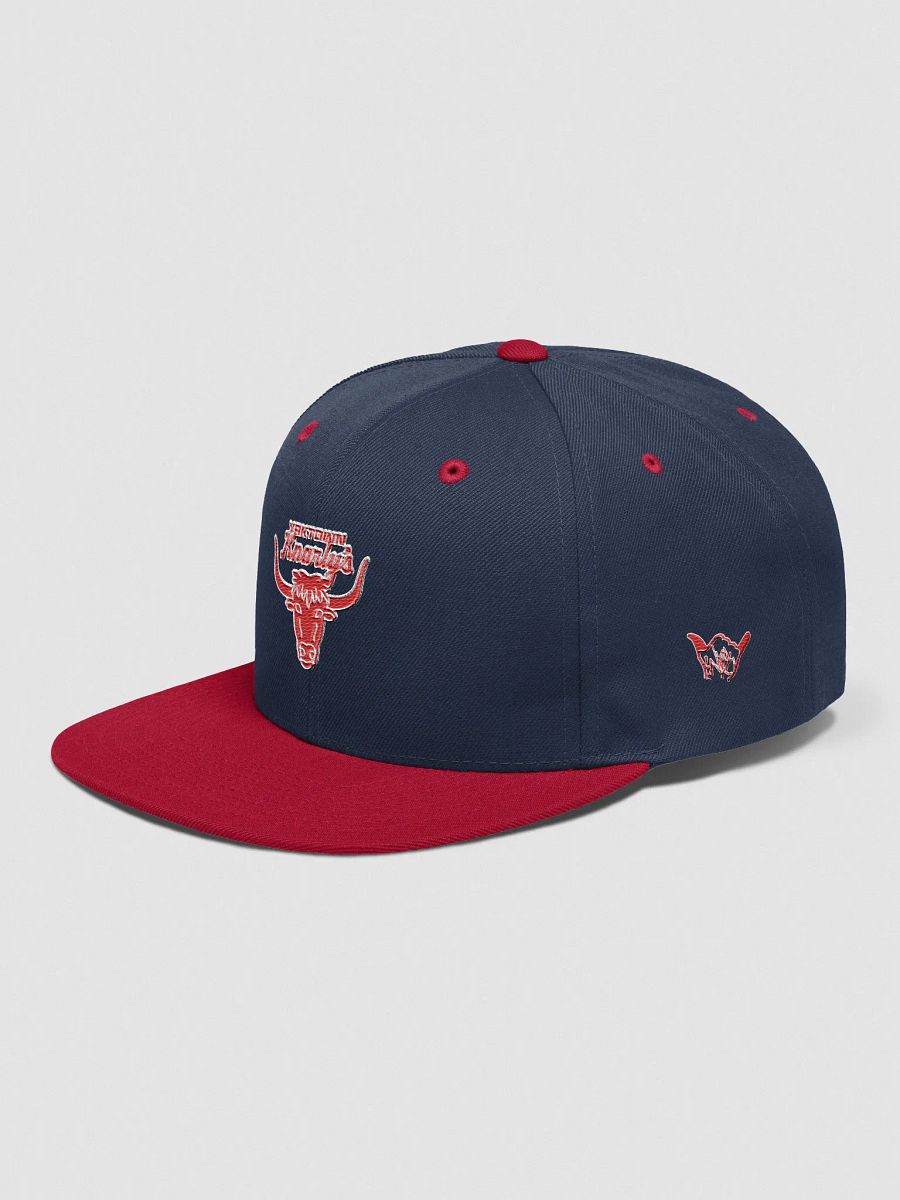Yaktown Knarly's Embroidered Snapback (Navy/Red) product image (3)